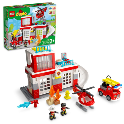 LEGO DUPLO Rescue Fire Station & Helicopter 10970 Building Kit