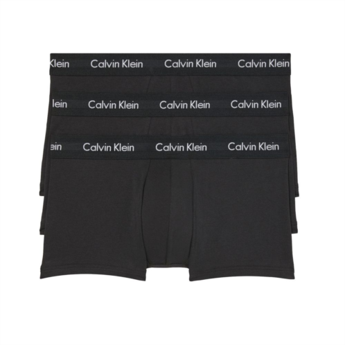 Mens Calvin Klein 3-pack Stretch Low-Rise Trunks