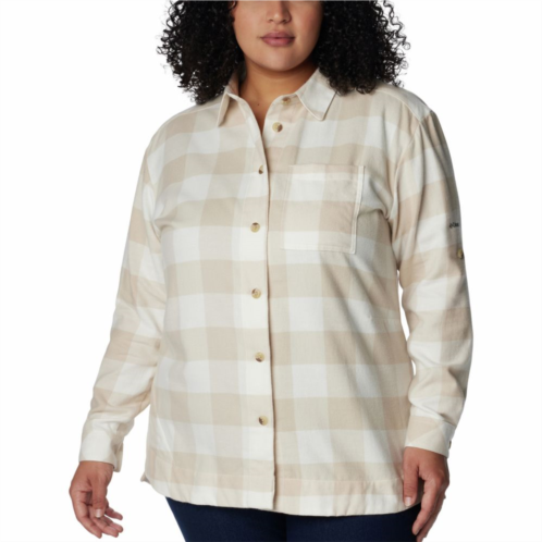 Plus Size Columbia Holly Hideaway Plaid Flannel Shirt
