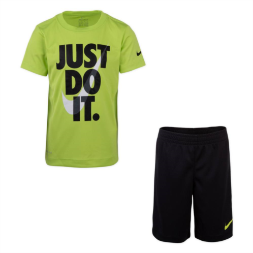 Boys 4-7 Nike Just Do It. Graphic Tee & Mesh Shorts Set