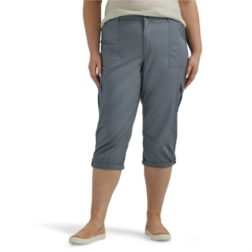 Plus Size Lee Flex-To-Go Cargo Capri Pants