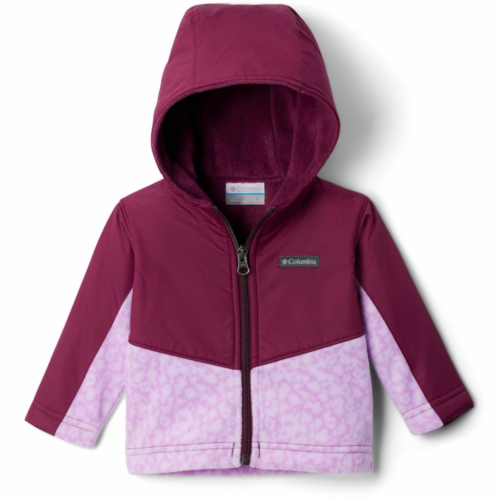 Baby & Toddler Girl Columbia Steens Mountain Overlay Fleece Full Zip Hooded Jacket