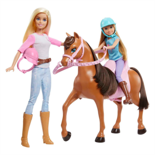 Barbie Horse Riding Dolls and Horse Playset