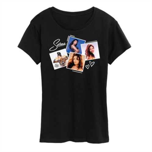 Licensed Character Womens Selena Collage Graphic Tee