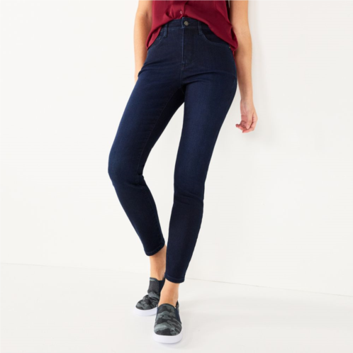 Womens Nine West High Rise Sculpting Skinny Jeans