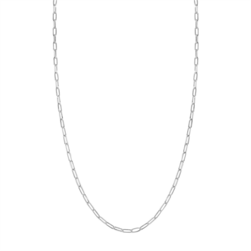 PRIMROSE Sterling Silver Oval Link Chain Necklace