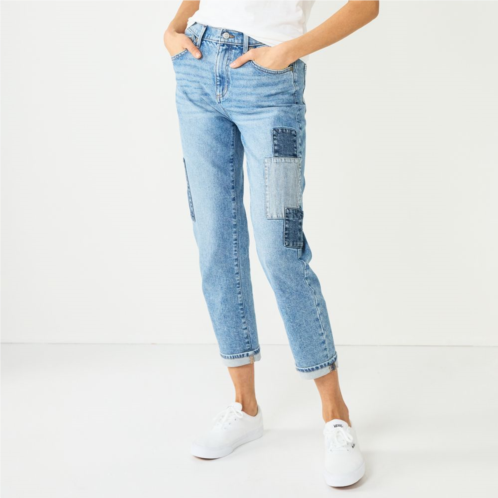 Womens Sonoma Goods For Life High-Waisted Boyfriend Jeans