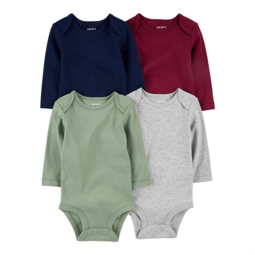 Baby Boy Carters 4-Pack Long-Sleeve Bodysuits