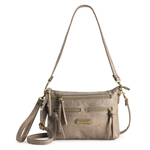 Stone & Co. Embossed Smokey Handbag