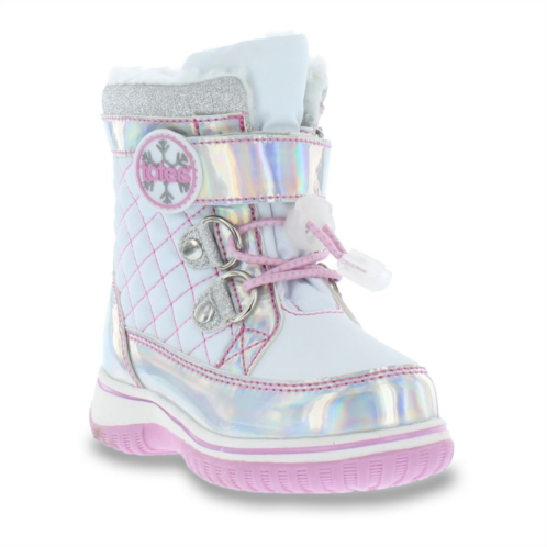 totes Galactica Toddler Girls Waterproof Snow Boots