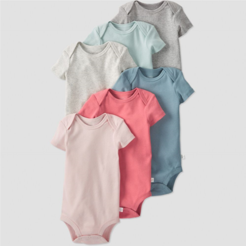 Baby Little Planet by Carters 6-Pack Ribbed Bodysuits