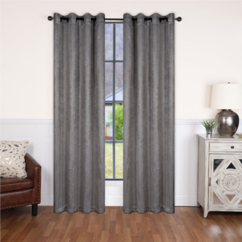 Superior Waverly 2-Pack Insulated Thermal Blackout Grommet Window Curtain Set