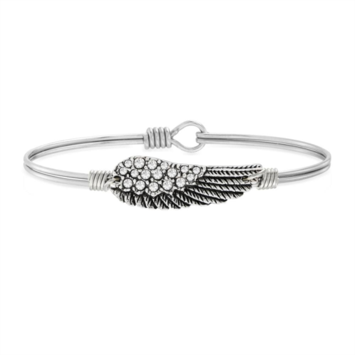 Luca + Danni Crystal Angel Wing Bangle Bracelet