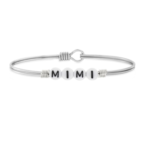 Luca + Danni Mimi Letter Bead Bangle Bracelet
