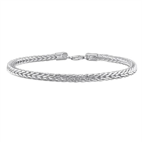 Stella Grace Sterling Silver Foxtail Chain Anklet