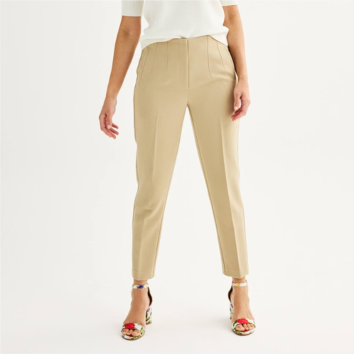 Womens Nine West High Rise Tapered Pants