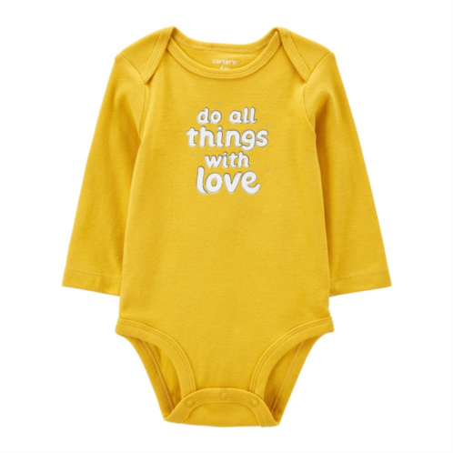 Baby Girl Carters Do All Things With Love Bodysuit