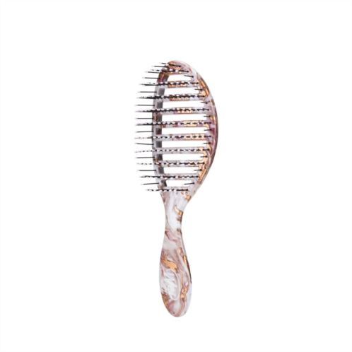 Wet Brush Metallic Marble Speed Dry Vented Hair Brush - Bronze
