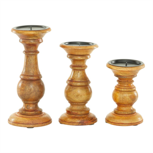 Stella & Eve Traditional Candle Holder Table Decor 3-piece Set