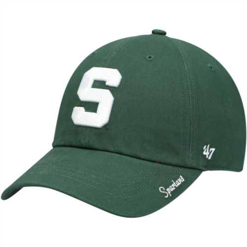 Unbranded Womens 47 Green Michigan State Spartans Team Miata Clean Up Adjustable Hat