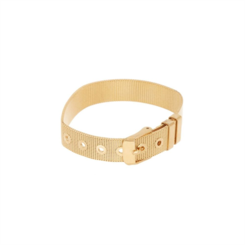 Adornia 14k Gold Plated Belt Bracelet