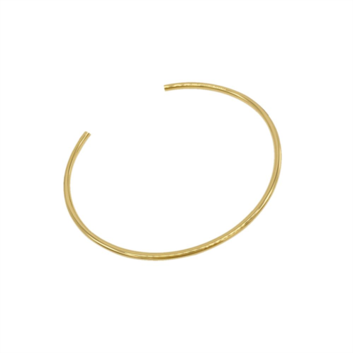 Adornia 14k Gold Plated Stainless Steel Cuff Bracelet