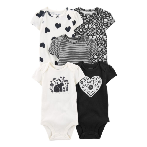 Baby Carters 5-Pack Short-Sleeve Bodysuits