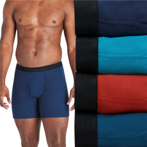 Big & Tall Hanes Ultimate Cool Comfort 4-Pack Boxer Brief