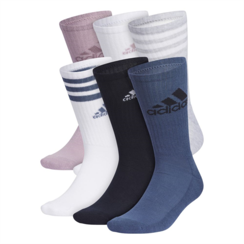 Mens adidas 6-pack Athletic Cushioned Crew Socks