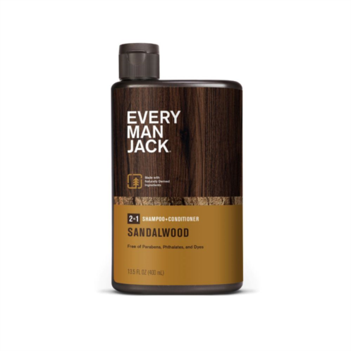 Every Man Jack 2-in-1 Sandalwood Shampoo + Conditioner