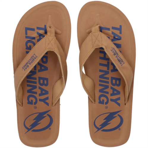 Unbranded Mens FOCO Tampa Bay Lightning Color Pop Flip-Flop Sandals