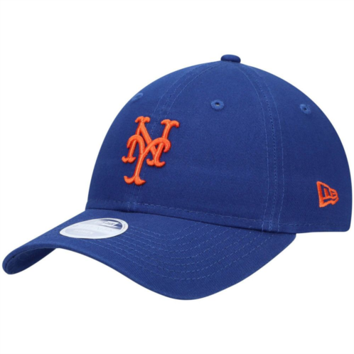 Womens New Era Royal New York Mets Team Logo Core Classic 9TWENTY Adjustable Hat