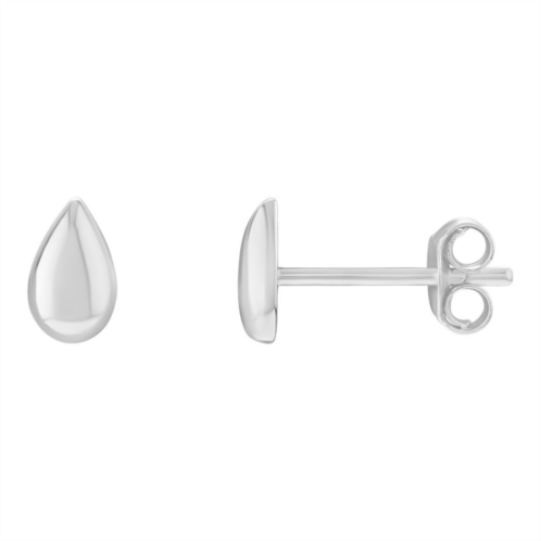 PRIMROSE Sterling Silver Teardrop Stud Earrings