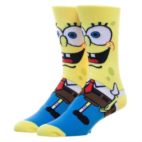 Licensed Character Mens SpongeBob Crew Socks
