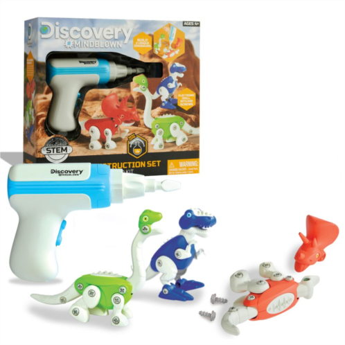 Discovery Mindblown 90-Piece Toy Dinosaur Construction Set