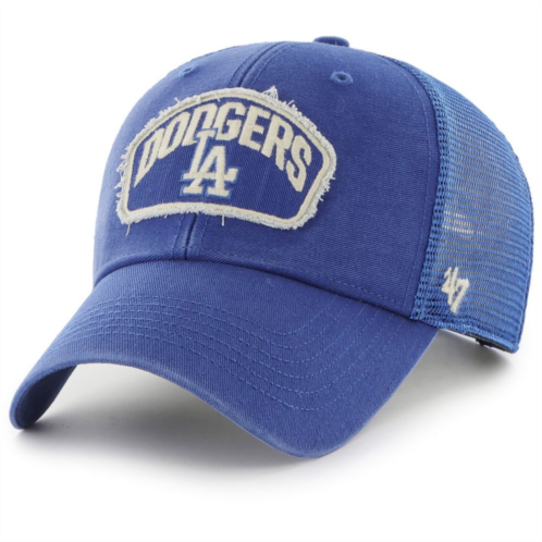 Unbranded Mens 47 Royal Los Angeles Dodgers Cledus MVP Trucker Snapback Hat