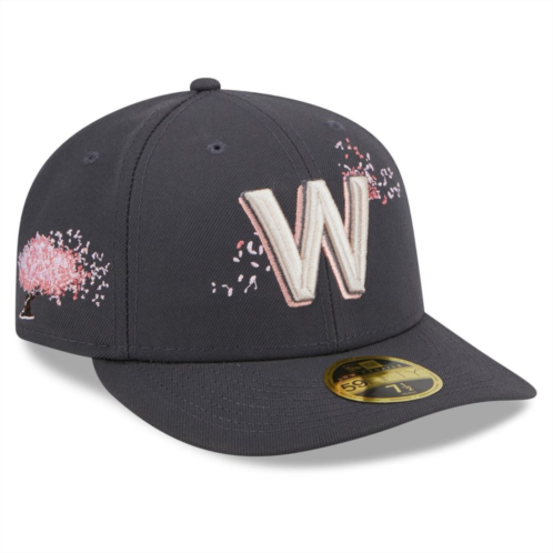 Mens New Era Graphite Washington Nationals 2022 City Connect Low Profile 59FIFTY Fitted Hat