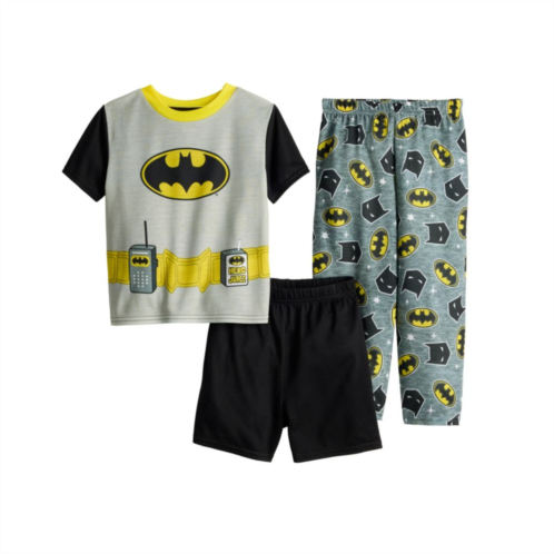 Licensed Character Toddler Boy DC Comics Batman 3 Piece Pajama Set