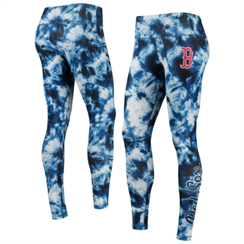Womens FOCO Navy Boston Red Sox Tie-Dye Leggings