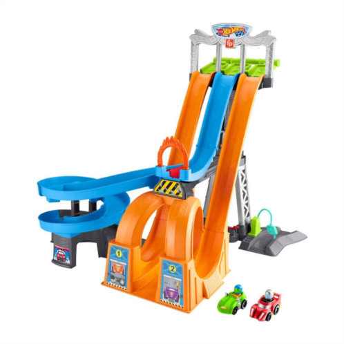 Fisher-Price Hot Wheels Racing Loops Tower Track Playset by Little People
