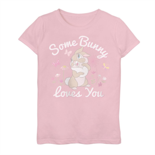 Girls 7-16 Disney Bambi Some Bunny Loves You Graphic Tee
