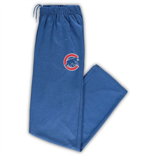 Unbranded Mens Heathered Royal Chicago Cubs Big & Tall Pajama Pants