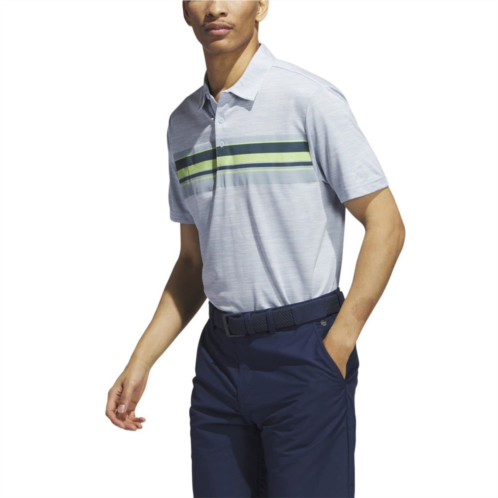 Mens adidas Chest Graphic Polo Golf Shirt