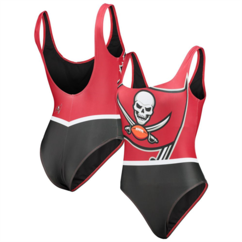 Unbranded Womens FOCO Red Tampa Bay Buccaneers Team One-Piece Swimsuit