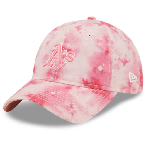 Womens New Era Pink Oakland Athletics 2022 Mothers Day 9TWENTY Adjustable Hat