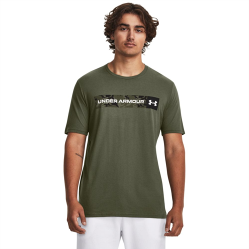 Mens Under Armour Camo Chest Stripe Tee