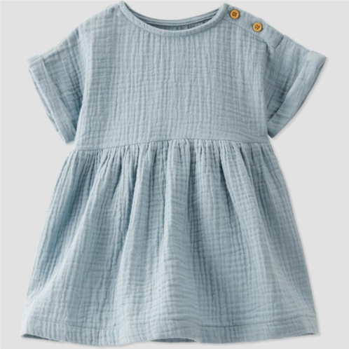 Baby Girl Little Planet by Carters Organic Cotton Gauze Dress