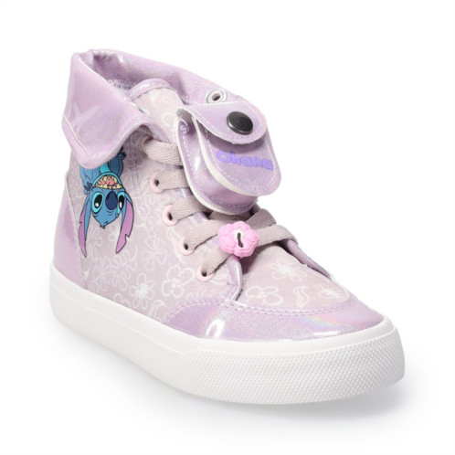 Disneys Lilo and Stitch Little Kid Girls High-Top Sneakers