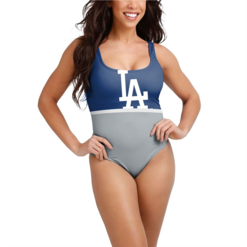 Unbranded Womens FOCO Royal Los Angeles Dodgers Team One-Piece Bathing Suit