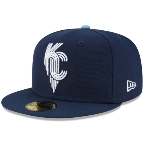 Mens New Era Navy Kansas City Royals 2022 City Connect 59FIFTY Fitted Hat
